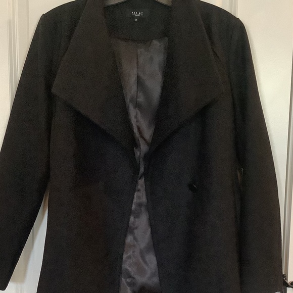 M.A.A.C London Minimalist Wool Coat Size Small - Picture 3 of 13
